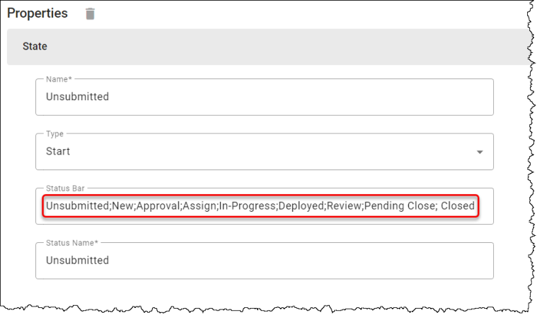 Building the Workflow Status Bar